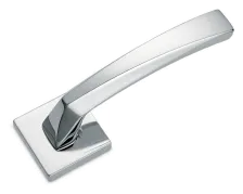 Дверная ручка на квадратной розетке Sicma Diamond 119.CL.18 RQ полированный хром