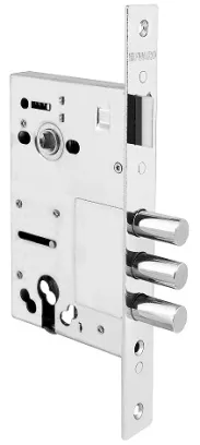 Корпус врезного замка c защёлкой Fuaro MDV811/C-60.85.3R14