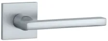 Дверная ручка на квадратном основании STILE SIRA Q SLIMM 7 mm матовый хром                     