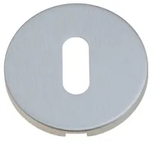 Накладка дверная под ключ буратино на круглом основании Venezia KEY-1 FSR матовый хром 2 шт.
