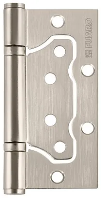 Петля универсальная без врезки Fuaro IN4300W SN (300-2BB 100x2) матовый никель