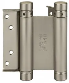 Дверная петля барная пружинная двусторонняя Fratelli Cattini (Aldeghi) 125-40 NI никель