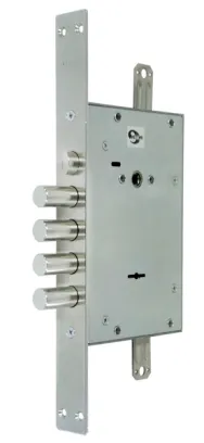 Замок врезной Mettem (Меттэм) сувальдный ЗВ9 343.1.1 с тягами, 5 кл.