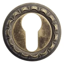 Накладка дверная под цилиндр Venezia CYL-1 D2 античная бронза 2 шт.