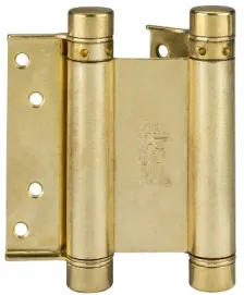 Дверная петля барная пружинная двусторонняя Fratelli Cattini (Aldeghi) 75-25 OLV латунь