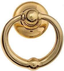 Дверная стучалка Fratelli Cattini ROCCA 110 мм OLV полированная латунь