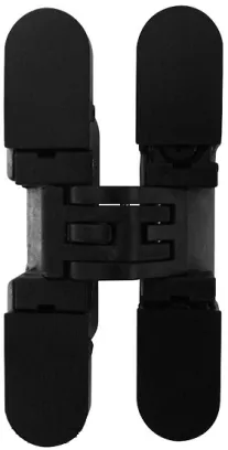 Петля скрытая мебельная универсальная KUBICA 6100 20.BR DXSX, черный (14 kg)