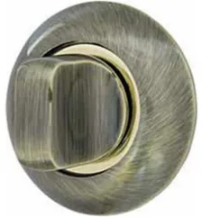 Ручка поворотная Armadillo WC-BOLT BK6-1AB/GP-7 бронза/золото