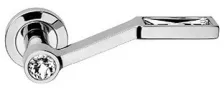 Дверная ручка на круглом основании Linea Cali VIOLA 1220/102 CR хром глянцевый/хрусталь SWAROVSKI