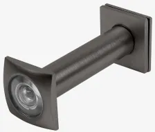 Глазок дверной, оптика пластик Fuaro DV-Q 4/130-70/Z GR-23 графит