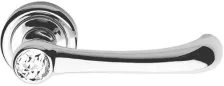 Дверная ручка на круглом основании Linea Cali IDEA 871/103 CR хром глянцевый/хрусталь SWAROVSKI