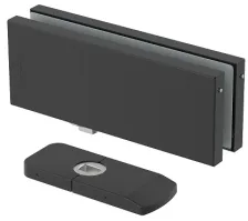 Петля-доводчик для стеклянной двери Armadillo Range.GL.H10 BL черный