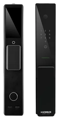 Замок врезной электронный Hogo V07 с распознаванием лица черный