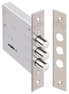 Замок врезной сувальдный Elbor Кремень 1.04.02, 5 кл. /02209/