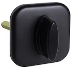 Ручка поворотная Fuaro BKW8x75.K.TRD62 BL-24 черный ПЛАСТИК