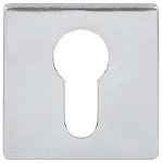 Накладка под цилиндр на квадратном основании Fimet 213 F05 хром матовый