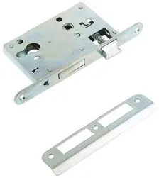 Корпус врезного замка Absolyute ЗВ4.011 матовый хром