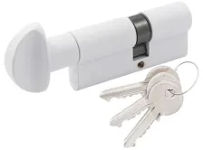 Цилиндровый механизм с вертушкой Cortelezzi 117F 30x30 белый