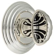 Фиксатор поворотный на круглом основании Venezia WC-4 D8 натуральное серебро + черный