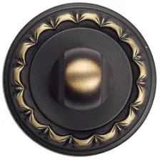 Фиксатор поворотный на круглом основании Venezia WC-1 D2 темная бронза