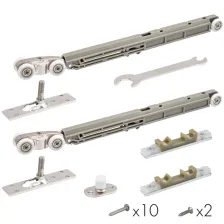 Комплект для раздвижных дверей Armadillo Comfort - PRO SET 2 /soft close/ 80 (CFA170А)