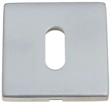 Накладка дверная под цилиндр на квадратном основании Venezia KEY-1 FSS матовый хром 2 шт.