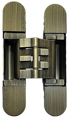 Петля скрытая универсальная KUBICA 2760 DXSX, BS состаренная бронза (60 kg)