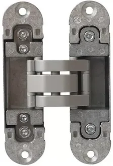 Петля скрытой установки универсальная Otlav Invisacta 300 3D (120x30 мм) 60кг серебро матовое ч/о