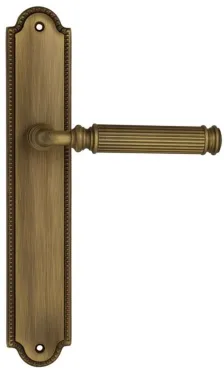 Дверная ручка Venezia \"MOSCA\" на планке PL98 матовая бронза