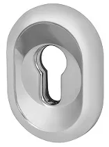 Накладка на цилиндр Fuaro ESC.C/CRE/OV.12 (ESC-12C) CP хром (2шт. в уп.,отгр. по 1 шт.)