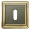 Накладка на квадратном основании под ключ Буратино Linea Cali 114 BM бронза матовая шоколадная