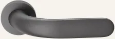 Дверная ручка на круглом основании Linea Cali POINT 1595/025 AS антрацит матовый