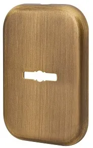 Декоративная квадратная накладка Armadillo на сувальдный замок PS-DEC SQ (ATC Protector 1) AB-77 бронза