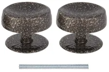 Ручка-кнопка Veles (ВЕЛЕС) РК-1 античная бронза