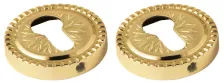 Накладка под цилиндр на круглом основании Armadillo ET/CL-GOLD-24 золото 24К 2 шт.