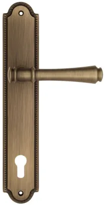 Дверная ручка Venezia \"CALLISTO\" CYL на планке PL98 матовая бронза