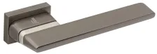Дверная ручка на прямоугольном основании FANTOM \"Джулия\" GRF/MSN графит/никель
