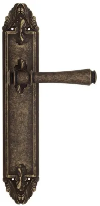 Дверная ручка Venezia \"CALLISTO\" на планке PL90 античная бронза