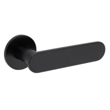 Дверная ручка Tupai на круглом основании 4158 R 5S-153 черный