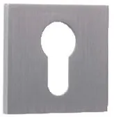 Накладка на цилиндр Piruette Kinetic на квадратном основании ET L12 матовый хром