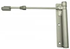 Доводчик дверной пружинный до 60кг Fratelli Cattini 114D (170x39мм) PM матовый платинум