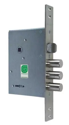 Замок врезной Guardian сувальдный с защёлкой ЗВ 30.11, 4 кл. (длинный кл. 59 мм) /123:136/