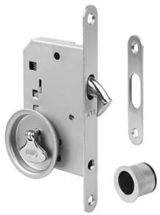 Крюковый замок Tupai 3972-16 для раздвижных дверей нержавеющая сталь 