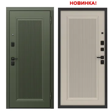 Входная дверь Статус М628/1 Олива/Бежевый