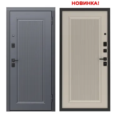 Входная дверь Статус М628/2 Графит/Бежевый