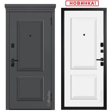 Входная дверь Статус М666 Графит/Белый