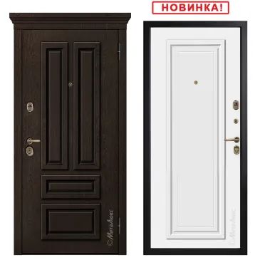 Входная дверь Статус М671 Дуб Английский/Белый