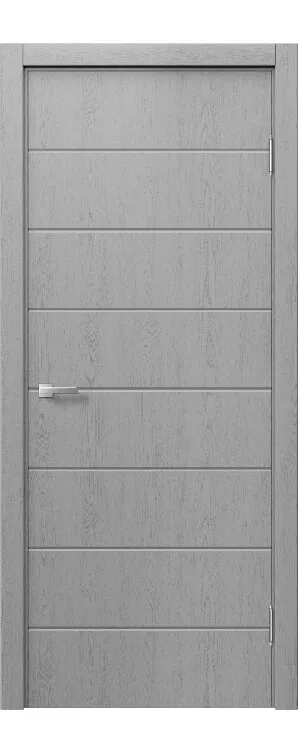Межкомнатная дверь «STEFANY WOOD 1007» – RAL 7040