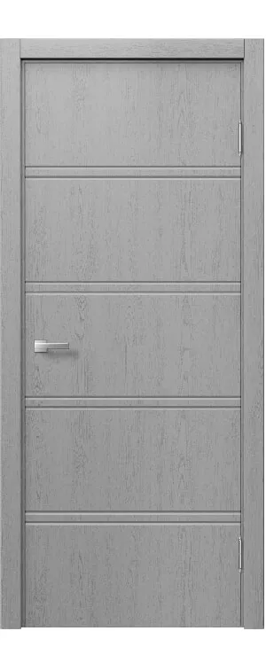 Межкомнатная дверь «STEFANY WOOD 1014» – RAL 7040