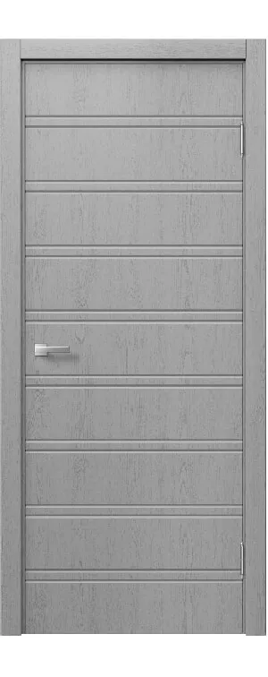 Межкомнатная дверь «STEFANY WOOD 1018» – RAL 7040